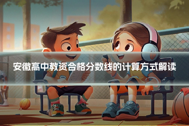 安徽高中教资合格分数线的计算方式解读