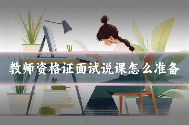 教师资格证面试说课怎么准备