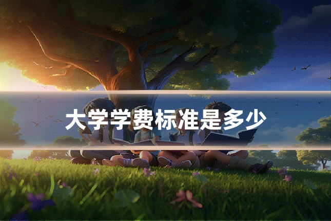 大学学费标准是多少
