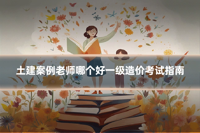 土建案例老师哪个好一级造价考试指南