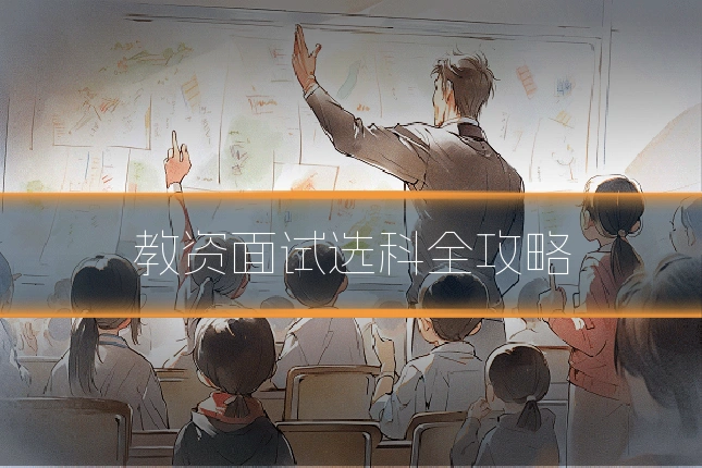 教资面试选科全攻略