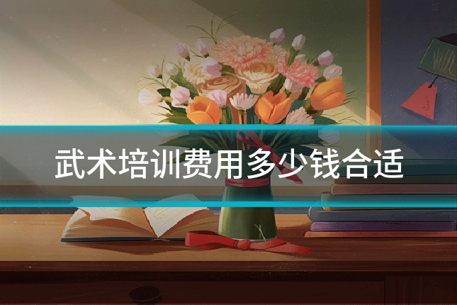 武术培训费用多少钱合适