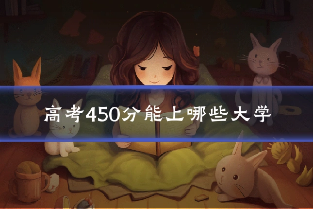 高考450分能上哪些大学