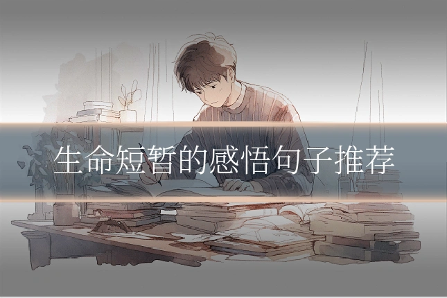生命短暂的感悟句子推荐