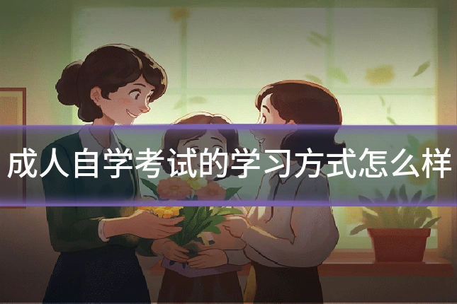 成人自学考试的学习方式怎么样