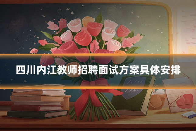 四川内江教师招聘面试方案具体安排