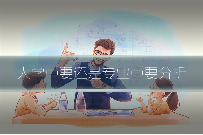 大学重要还是专业重要分析