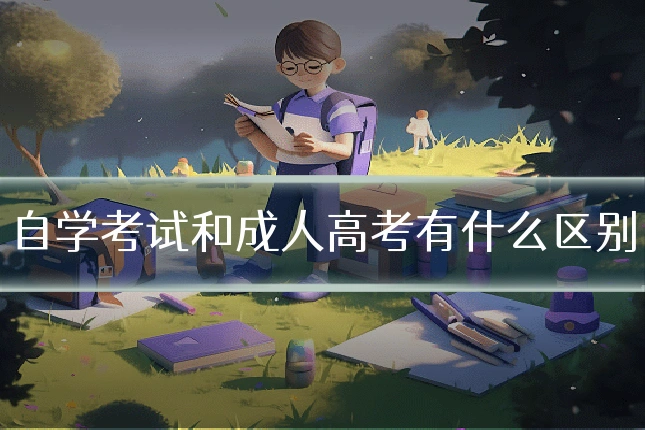自学考试和成人高考有什么区别