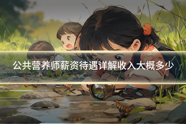公共营养师薪资待遇详解收入大概多少