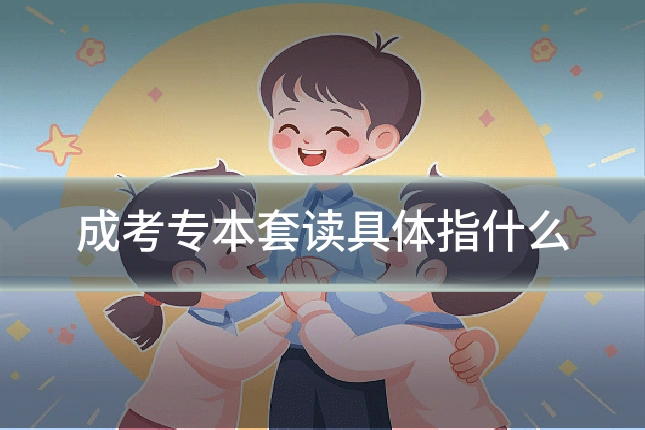 成考专本套读具体指什么