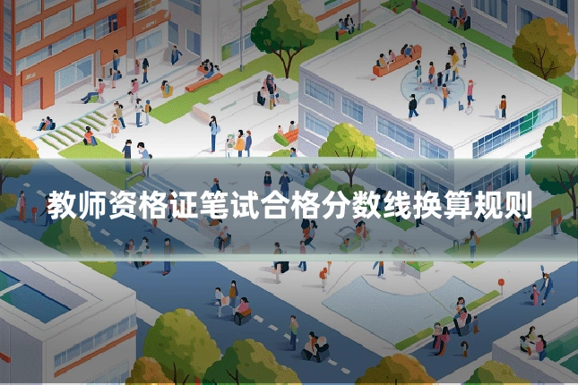 教师资格证笔试合格分数线换算规则