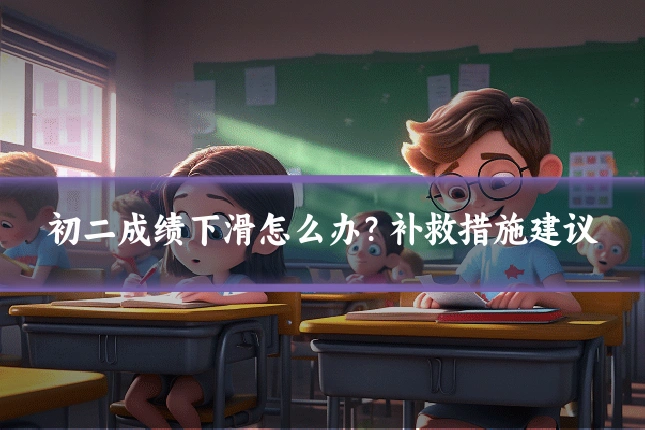 初二成绩下滑怎么办?补救措施建议