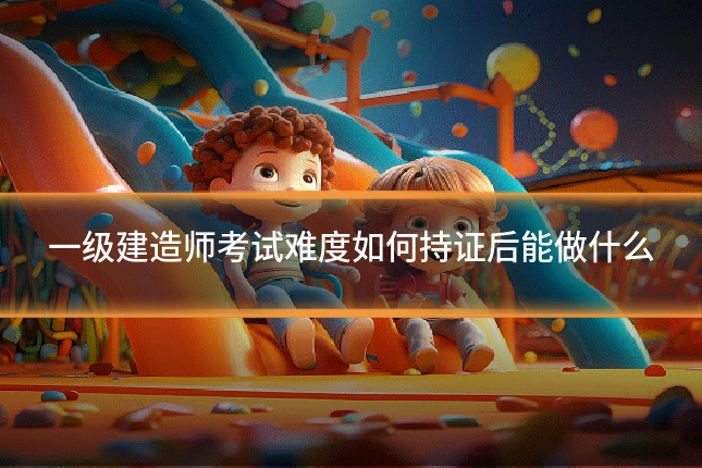 一级建造师考试难度如何持证后能做什么