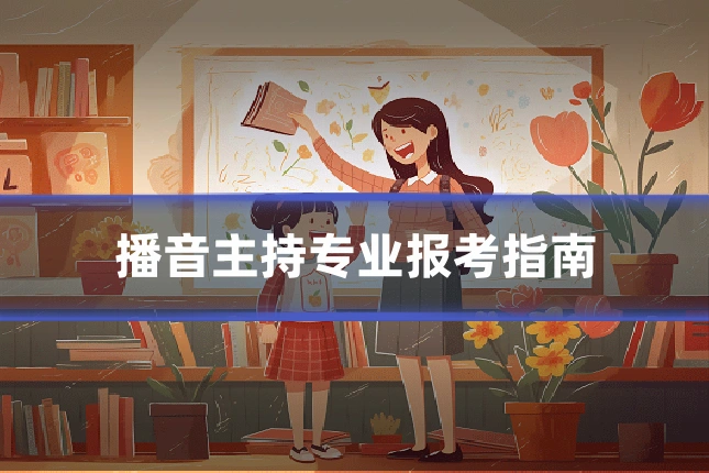 播音主持专业报考指南