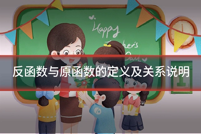 反函数与原函数的定义及关系说明