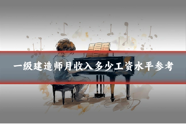 一级建造师月收入多少工资水平参考
