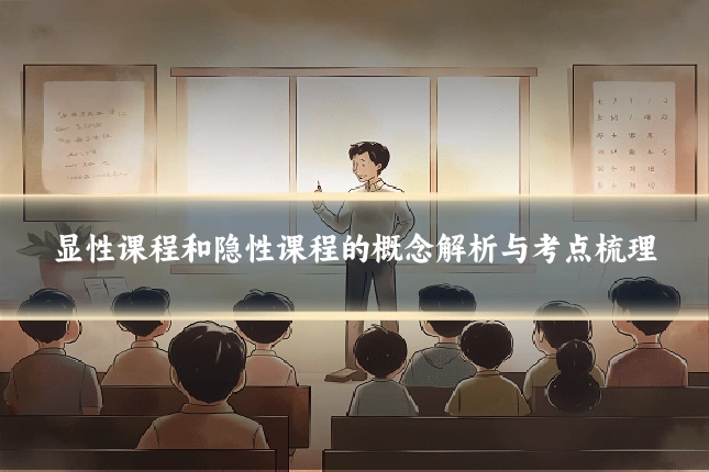 显性课程和隐性课程的概念解析与考点梳理