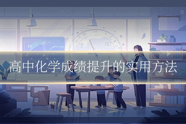 高中化学成绩提升的实用方法