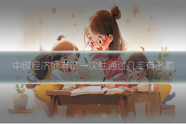 中级经济师考试一次性通过几率有多高