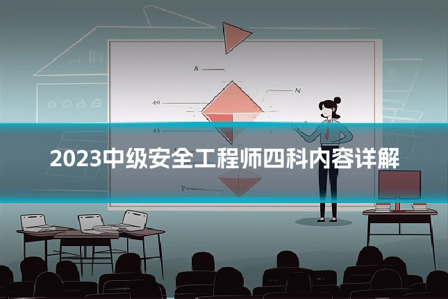 2023中级安全工程师四科内容详解