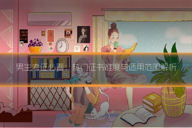 男生考证必看：热门证书难度与适用范围解析