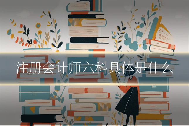 注册会计师六科具体是什么
