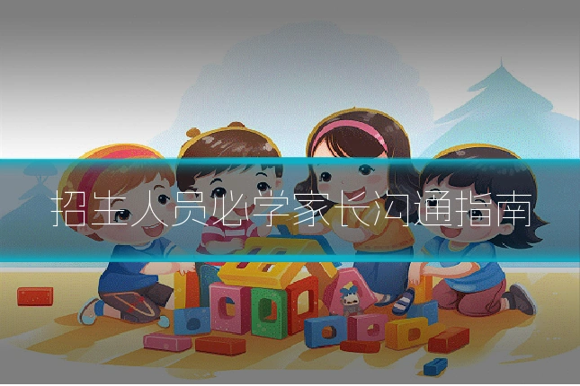 招生人员必学家长沟通指南