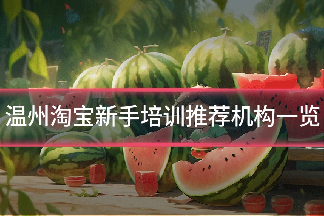 温州淘宝新手培训推荐机构一览