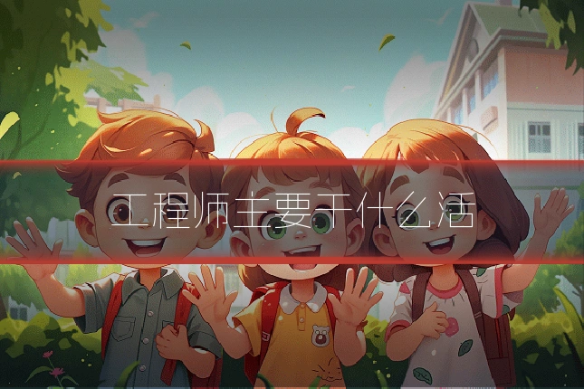 工程师主要干什么活