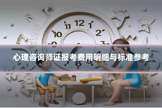 心理咨询师证报考费用明细与标准参考