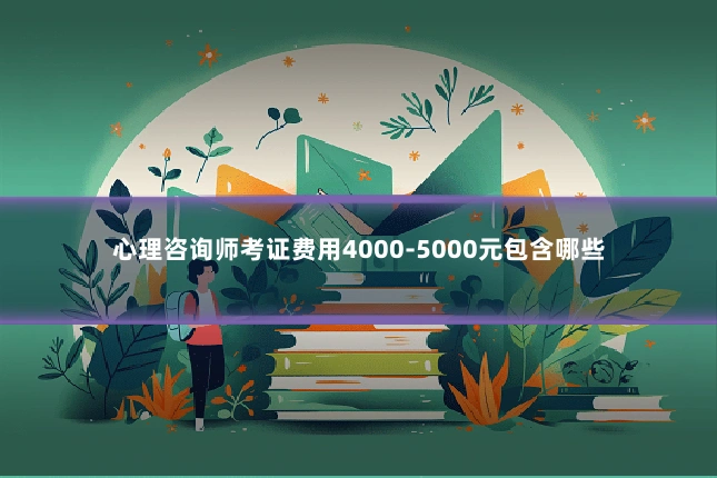 心理咨询师考证费用4000-5000元包含哪些