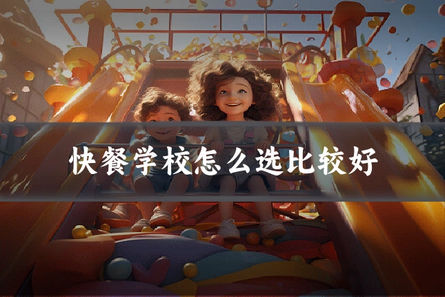快餐学校怎么选比较好