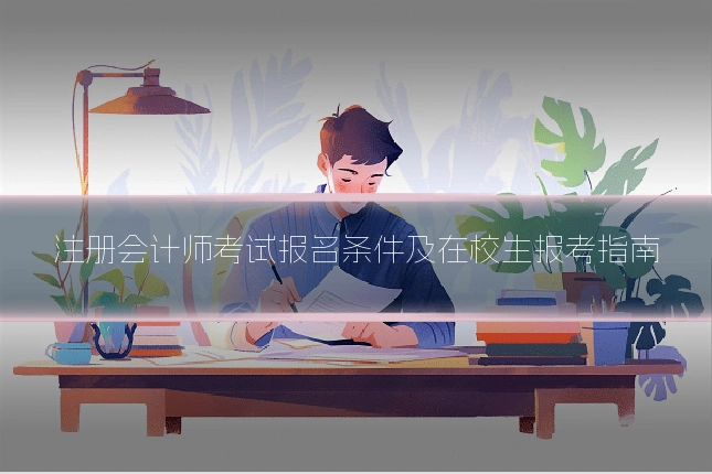 注册会计师考试报名条件及在校生报考指南