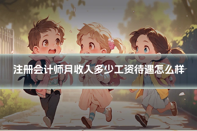 注册会计师月收入多少工资待遇怎么样