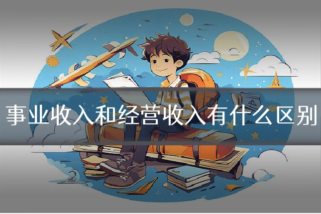 事业收入和经营收入有什么区别