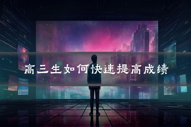 高三生如何快速提高成绩