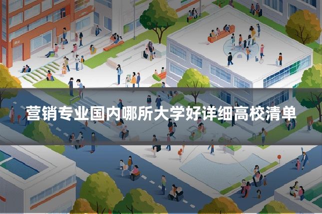 营销专业国内哪所大学好详细高校清单