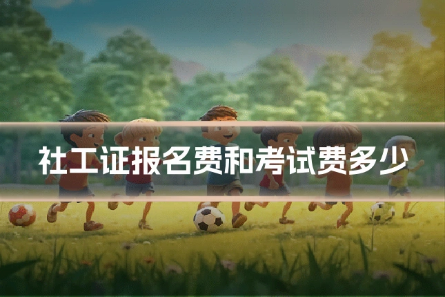 社工证报名费和考试费多少