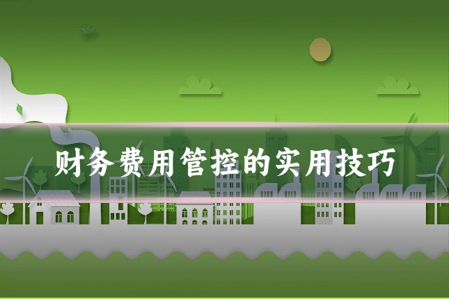 财务费用管控的实用技巧