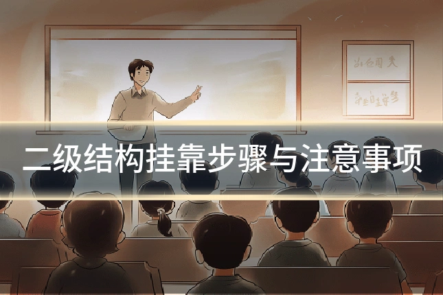 二级结构挂靠步骤与注意事项