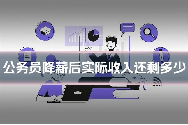 公务员降薪后实际收入还剩多少
