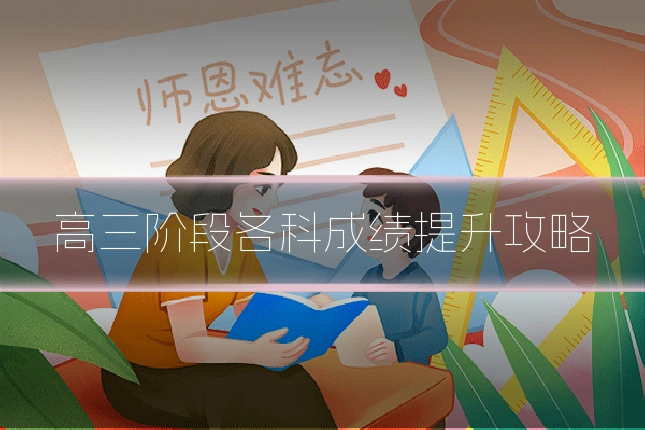 高三阶段各科成绩提升攻略