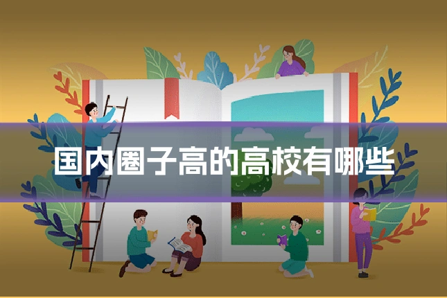 国内圈子高的高校有哪些