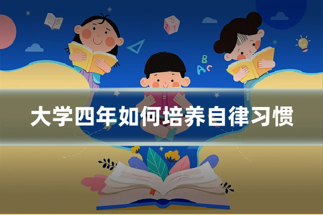 大学四年如何培养自律习惯