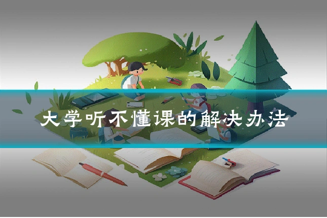 大学听不懂课的解决办法