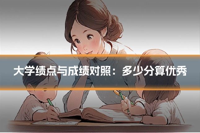 大学绩点与成绩对照:多少分算优秀