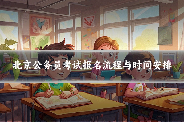 北京公务员考试报名流程与时间安排