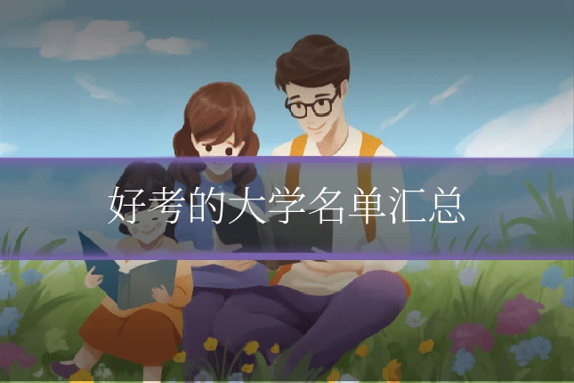 好考的大学名单汇总