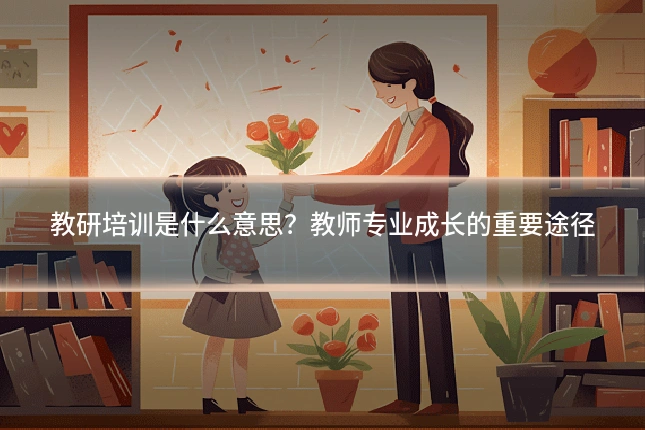 教研培训是什么意思?教师专业成长的重要途径