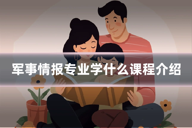 军事情报专业学什么课程介绍
